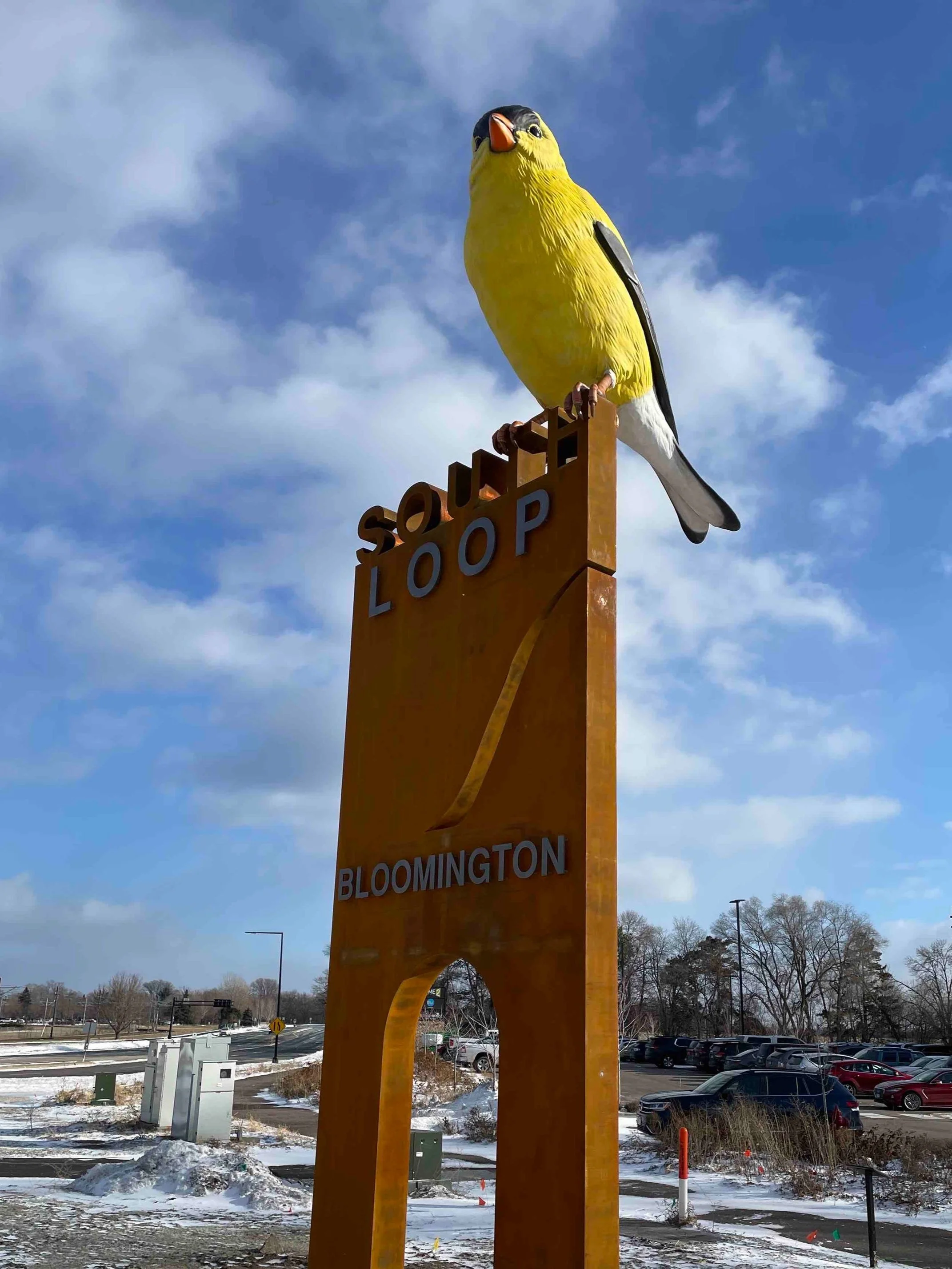 Donald Lipski, The Goldfinch — PUBLIC ART SERVICES